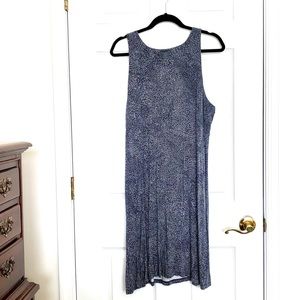 Athleta High Neck Printed Santorini Dress